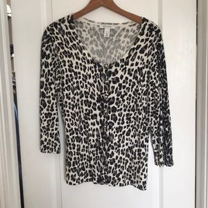 White House Black Market button-up cardigan